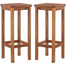 Maison Chic - Lot de Tabourets de bar Chaises de bar / Bois d'acacia solide