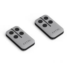 Lot de télécommandes pour portail et porte de garage - Extel 761100B - Lot de 2