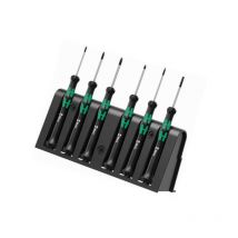 2050/6 pour l'électronique et la mécanique de précision Jeu de tournevis 6 pièces vis à fente, cruciforme Phillips, torx plus , Microstix X868241