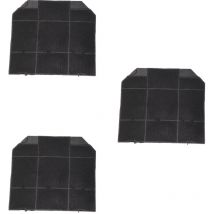 Lot de trois filtres charbon Roblin 5403008 265X235X16 mm