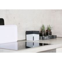 Wenko - Désumidificateur Cube blanc 500 g pour pièces jusqu'à 40 m³ absorbeur d'humidité sans électricité design chimique avec 2 x 500 g calcium