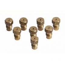 Jeu d'Injecteur, gicleur gaz naturel (93928505) Four, cuisinière candy, gasfire Rosieres