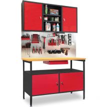 Atelier complet modulable etabli armoire murale DEFPRO - 190 Cm