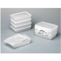 Lot filme 5 boites a micro ondes 0,5 l naturel blanc ref 1402 na/bl