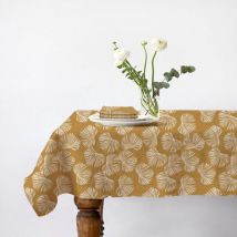 Lot nappe carrée + 2 serviettes de table motif champêtre