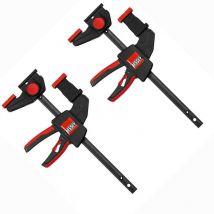 Bessey - EZR15-6SET One Handed Guide Rail Clamps x2 Universal Set Festool Makita