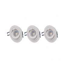 Lot spot orientable blanc 3000K
