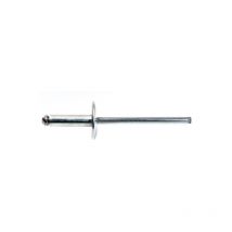 Lot von 50 alx tl Alu/Stahl Standardnieten Degometal 4,8 x 8 mm