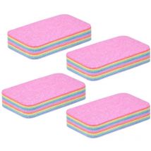 Lot x 4 éponges Rainbow Sponge - Éponge absorbante en microfibre lavable en machine - Nettoie toutes les surfaces sans rayer