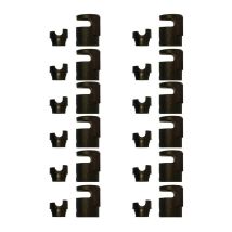 Sos Trampoline - Lot X12 Embout Montant Avec Verrouillage Pour Filet Trampoline Avec Anneau