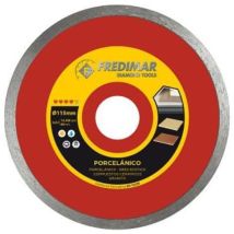 Fredimar - Lote 2 Discos Porcelanato Ø115 Continuo Cup-fino Rojo