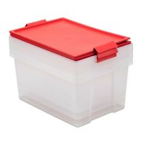 Lote 3 cajas mult. 35L rojo tatay