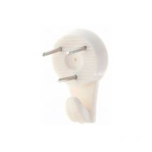 Le Crochet Francais - Lote 4 Ganchos Concreto Mm Punto 15 Mm Para Cuadros y Marcos le crochet français