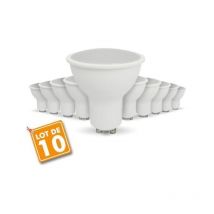 Lote de 10 bombillas LED GU10 7W eq. 60W 4000K blanco natural