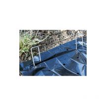 Prima Flora - Lote de 10 estacas metálicas galvanizados 4x15 cm, 10 unidades.