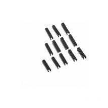 Lote de 100 clips de PVC para fijar Lixo gris, H.1 cm DIRICKX