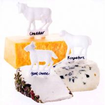 Lote de 12 letreros para queso