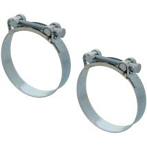 Huggy Tuyaux - Lote de 2 abrazaderas de torniquete - Diámetro 98 a 103 mm