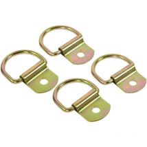 Lote de 4 anillas de sujeción móviles