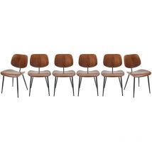 Signature - Lote de 6 sillas acabado nogal - Olympia
