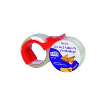 Ruban adhésif de fermeture – Adhésif d'emballage PVC – Lot de 2 – Largeur, Matières