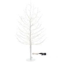 Albero natale d50x90cm tiglio con 240 microled bianco 77478 - Lotti