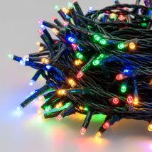 Catena luminosa TLG 240 MiniLED Multicolor Ø3mm 4+17,3m – Timer Memory Controller – Verde – 240 LED