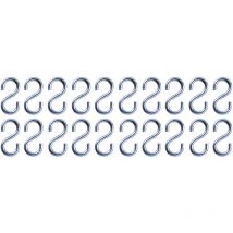 Abtech - lotto 20 ganci s ø 4mm lg 45mm