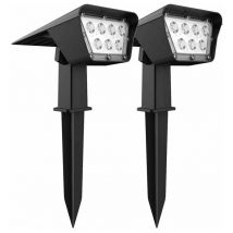 Lotto di 2 spot solari 200LM curtis