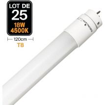 Europalamp - 25 Tubi Neon led 18W 120cm T8 Blanc Neutre 4500k Gamme Pro 18W 120cm T8 Blanc Neutre 4500k Gamme Pro