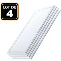 4 Dalles led 1200x300 40W Blanc Froid 6000k Haute Luminosité - Plusieurs modèles disponibles