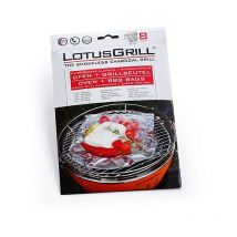 Set de 8 papillottes para barbacoa - gb-al-m - lotusgrill -