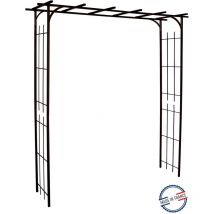 Lmoulin - Louis Moulin 3289920030367 - Pergola grande quadrata per piante rampicanti, in ferro anticato, 187 x 40 x 198 cm