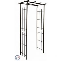 Lmoulin - Louis Moulin 3289920030466 - Pergola stretta per piante rampicanti, in ferro anticato, 97 x 40 x 198 cm