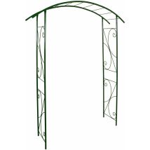 Louis Moulin - Arche Tube Rotondo 20 Ponte 148x40x207 Cm - Verde Abete - Made In France