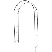 LOUIS MOULIN Arche "Basics" tube rond 16 mm noir 130x40x250 cm - Acier époxy