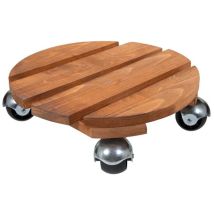 Runde Pflanzenrolle Basics 30 Cm Naturholz - Louis Moulin