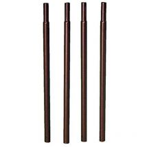 Louis Mulino 3326 Set di 4 Tubi, Maniche a Terra sciopero Metallo Ferro Anticato (2 x 2 cm x 45 cm