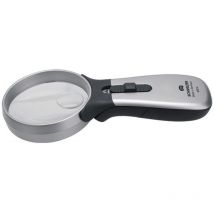 Schweitzer - Loupe à main à éclairage Tech-Line classic agrandissement 15x led d. de lentille 16,3 mm