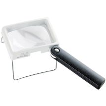 Eschenbach - 2034 Loupe À Main Grossissement: 3.5 X Lentille: (l X L) 75 Mm X 50 Mm Blanc, Noir