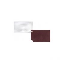 Eschenbach - Loupe carte rouge viso pocket 2,5x cuir