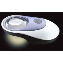 Eschenbach - 158620 Led Powerlux Loupe À Main Avec Éclairage Led Grossissement: 5 X Lentille: (ø) 58 Mm C51980