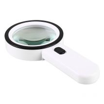 Loupe de Lecture Loupe 30X Loupe Lumineuse avec 12 led Haute Puissance Loupe Grossissante