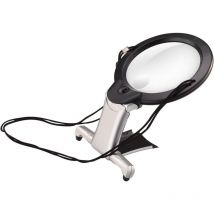 Cyslmuk - Loupe de lecture, loupe d'éclairage, loupe mains libres, grande loupe led, lentilles d'éclairage pour personnes âgées