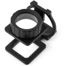 Feiyue - Loupe pliable portable 15X avec support et lentille pour loupe