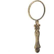 Loupe rétro 3X portative et exquise, pour étudiants et personnes âgées, lecture Bronze
