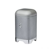Lovello Retro Shadow Grey Textured Coffee Canister