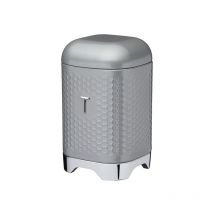 Lovello Retro Shadow Grey Textured Tea Canister