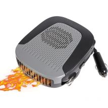 Lovfash Chauffage de voiture portable 2 en 1 - Chauffage rapide - Dégivreur de pare-brise - Désembuage - 12 v - 150 w - Prise allume-cigare