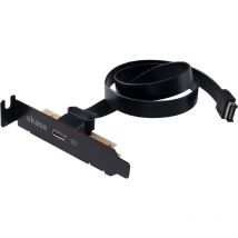 Akasa - Low Profile pci Bracket Adapter, usb 3.1 Typ c